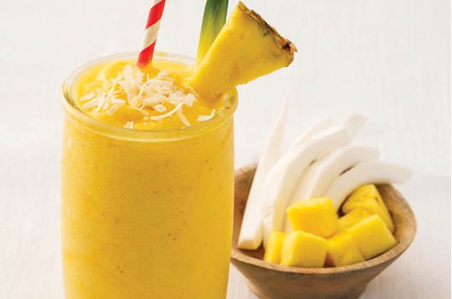 Receta de Smoothie de piña: antioxidante, hidratante y diurético