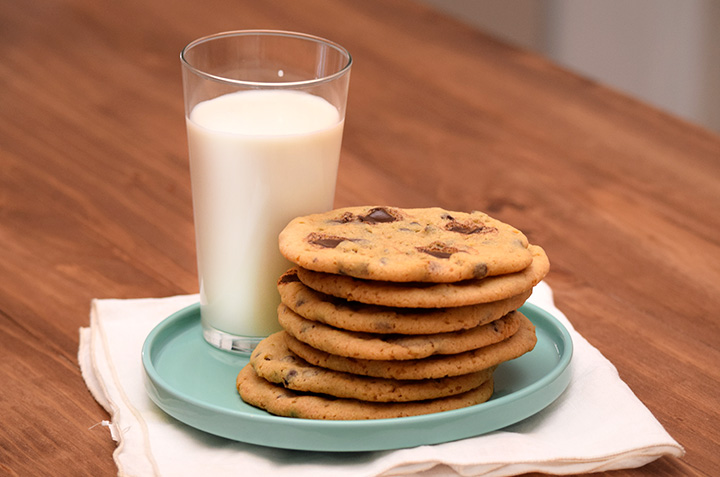 Receta fácil de Galletas con chispas de chocolate caseras