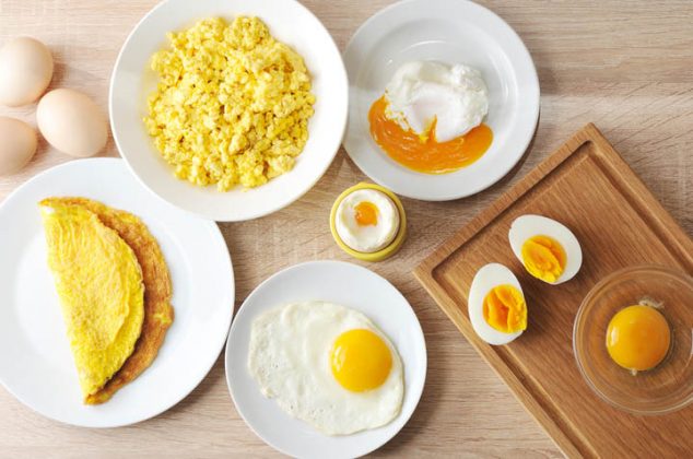 5 formas de preparar huevo