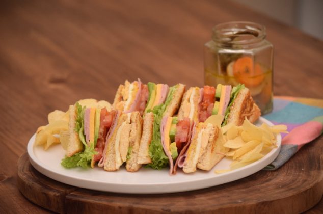 Receta de Club Sándwich