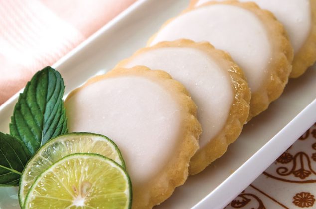 Galletas de limón glaseadas