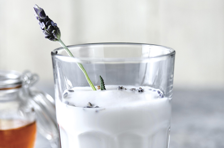 Receta de leche de lavanda