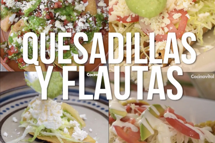 Quesadillas y flautas