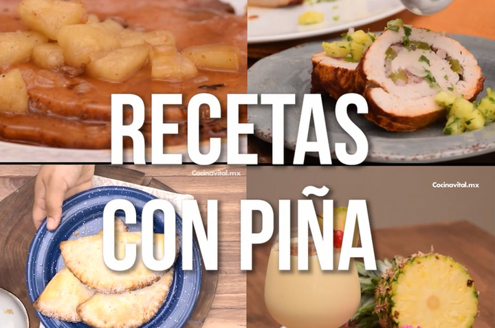 4 recetas con piña