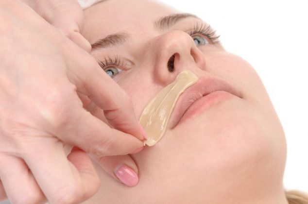 Mascarilla para eliminar el vello facial