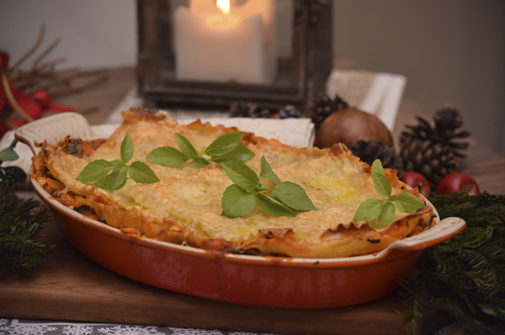 receta de lasaña vegetariana