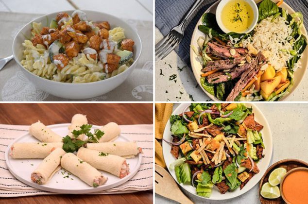 Ensaladas ricas en proteína