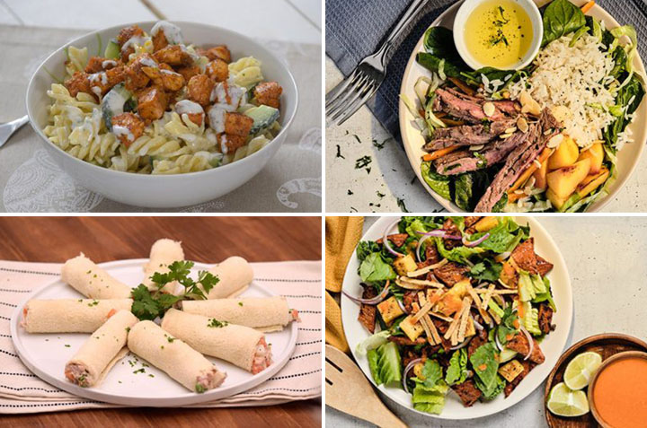 ensaladas ricas en proteína