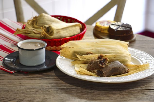 Tamales de chocolate