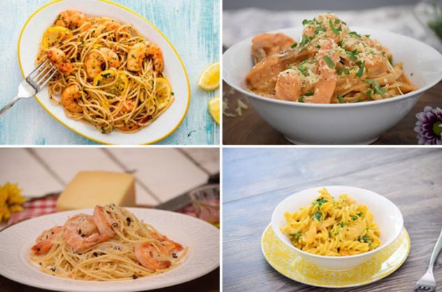 Recetas de pastas con camarones para esta cuaresma