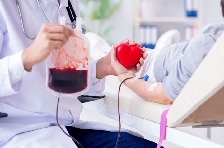 alimentación donación de sangre