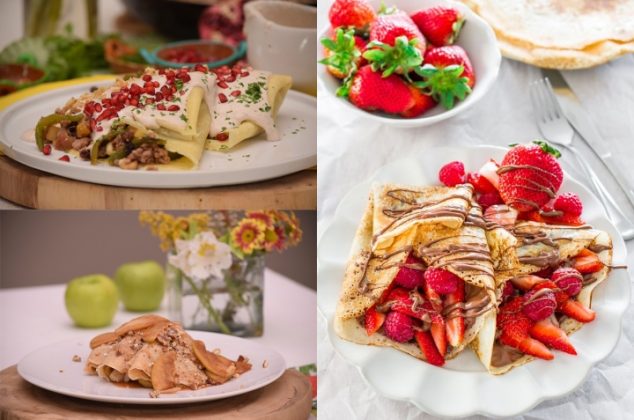 10 recetas de crepas dulces y saladas para comer delicioso | Cocina Vital