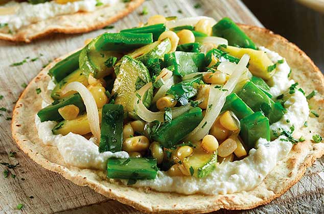 tostadas de nopales recetas