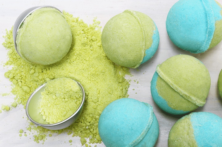 como hacer bombas de baño