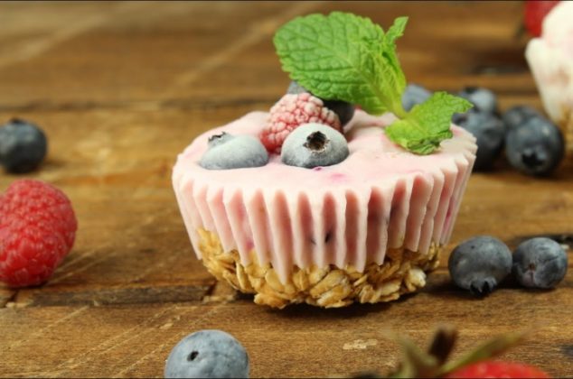 Cómo hacer cupcakes de yogurt helado ¡Con 5 ingredientes!