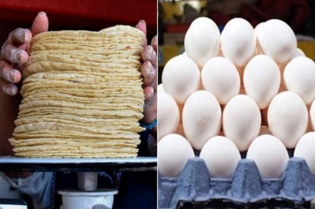 Precios en que deben venderse huevos, tortillas y otros alimentos, según Profeco