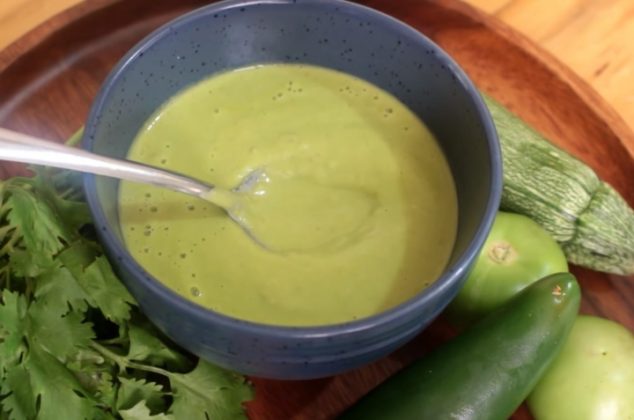 Cómo hacer salsa con calabaza tipo guacamole