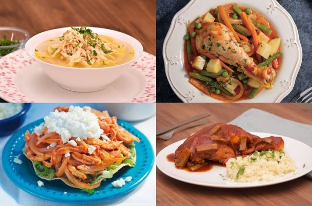 Las 4 mejores recetas de mamá con pollo para principiantes