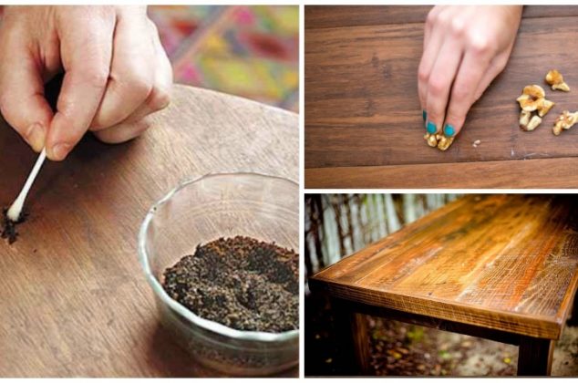 Remedios caseros para reparar arañazos en muebles de madera