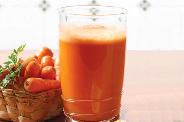 jugo de naranja y zanahoria para la gripe