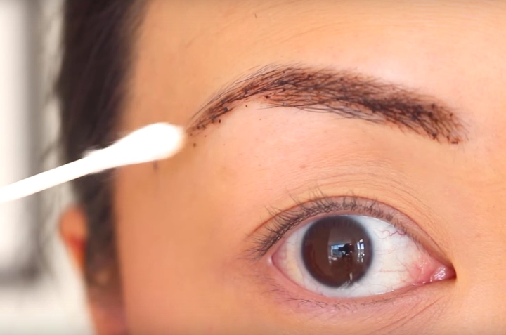 tinte casero para cejas