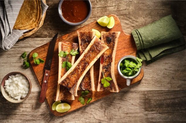 Exquisitos tuétanos a la parrilla