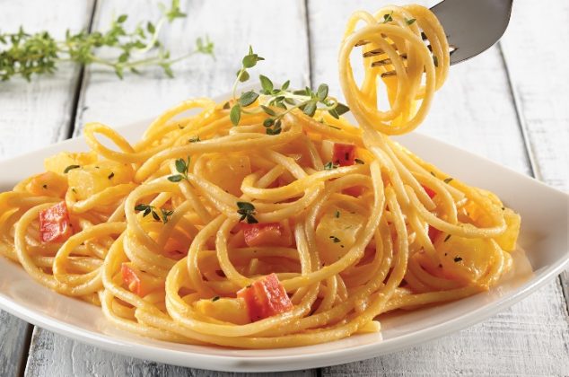 Receta de Spaguetti con surimi y piña ¡Fácil y delicioso! | Cocina Vital