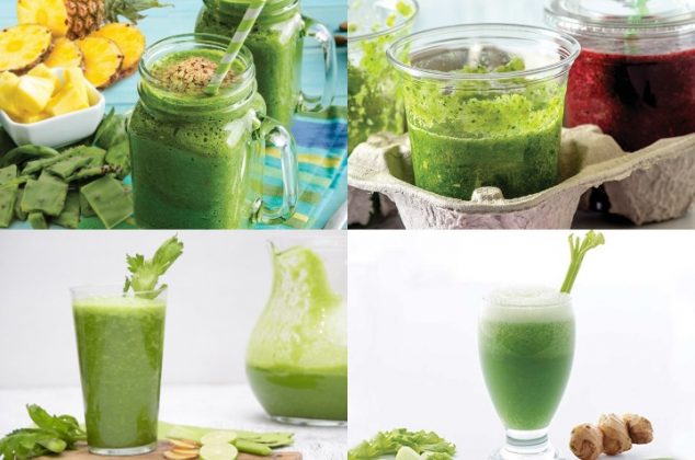 5 jugos verdes para desinflamar y adelgazar el abdomen