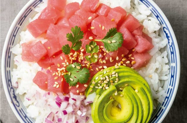 recetas de bowls atun y pepino