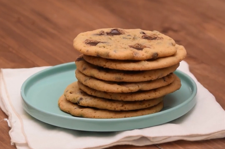 galletas con chispas de chocolate