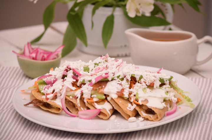 Tacos dorados estilo Sinaloa