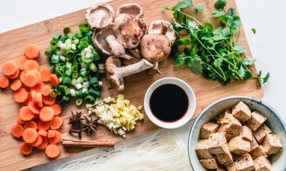 Verduras para caldo de pollo