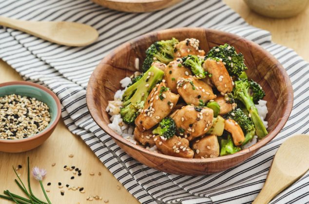 receta de brocoli y pollo