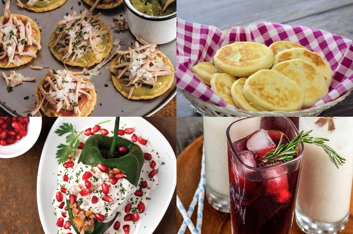 menú de comida mexicana