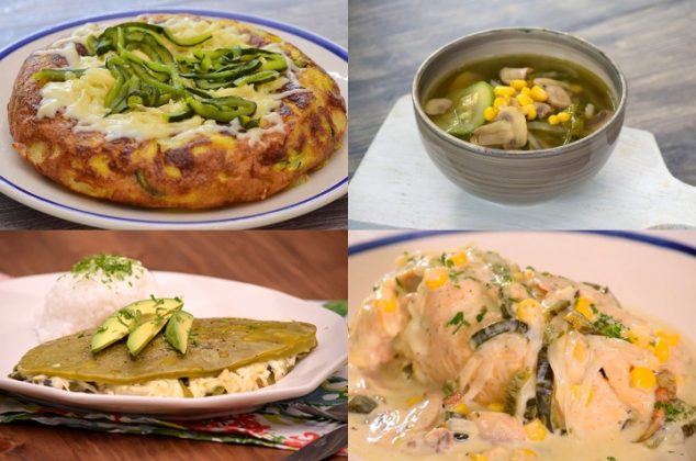 4 deliciosas recetas que llevan rajas de chile poblano