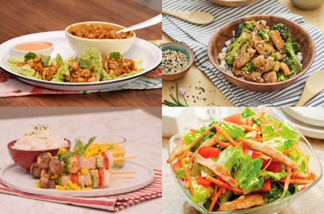 5 recetas saludables con pollo y verduras para la semana