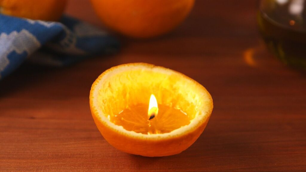 vela de naranja