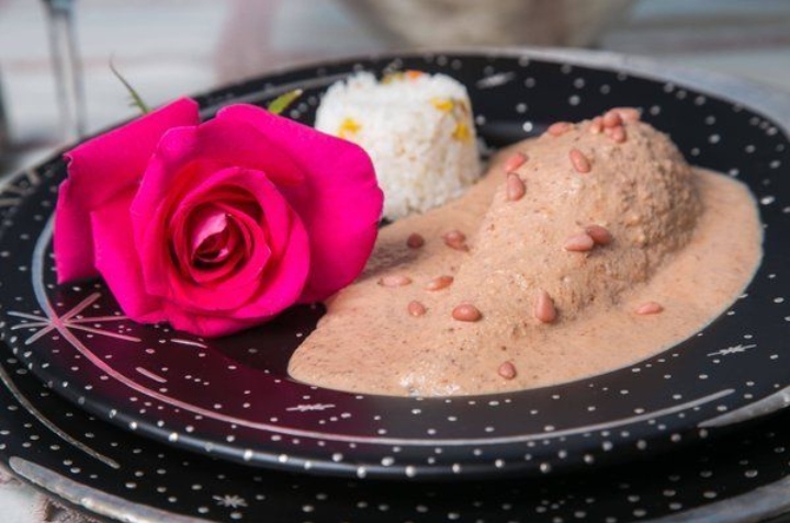 cómo hacer mole rosa