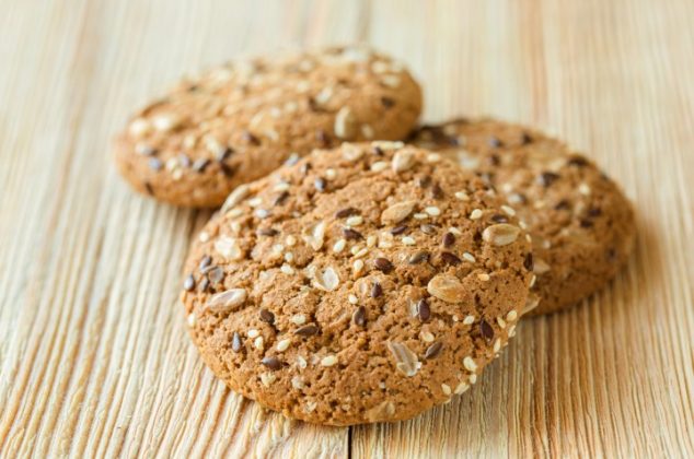 Galletas de avena y linaza saludables, ¡altas en fibra!