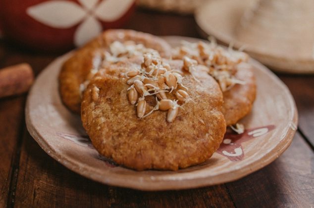 Gorditas de piloncillo con germinado de trigo dulce ¡Con 7 ingredientes!