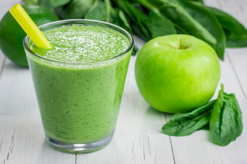 jugo de manzana y jengibre