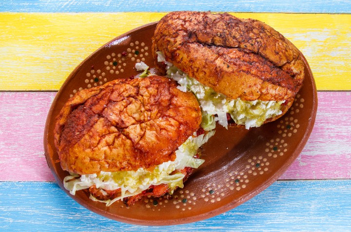 Arriba 31+ imagen receta para pambazos de pollo