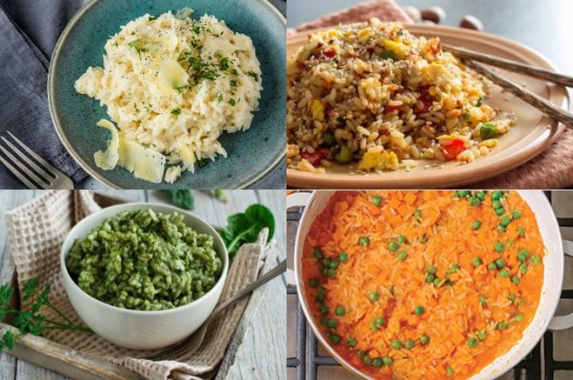 7 deliciosas recetas de arroz rojo, blanco, verde y oriental