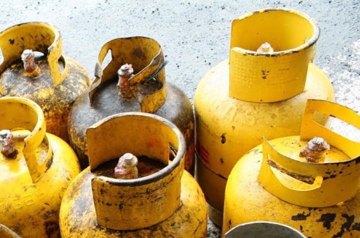 como pintar tanque de gas oxidado