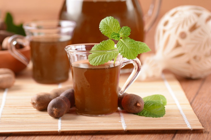 té de tamarindo con jengibre