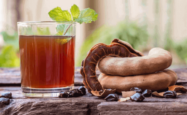 té de tamarindo con jengibre 