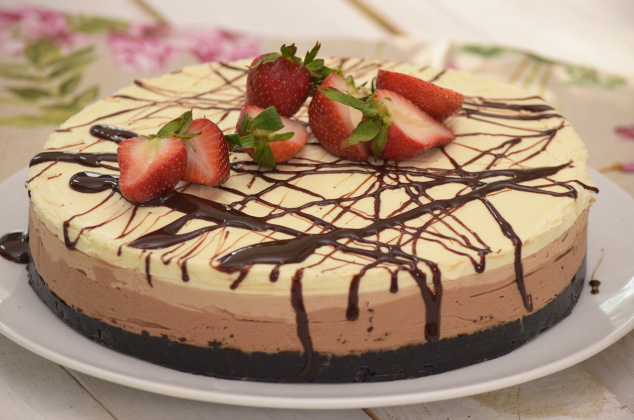 cheesecake de chocolate