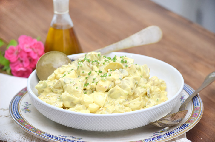 ensalada cremosa de papas