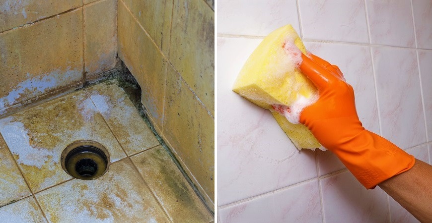 Cómo limpiar las baldosas del baño