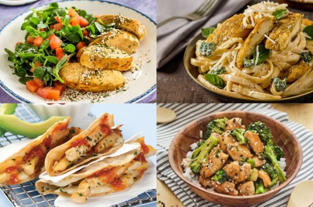 7 fáciles y rápidas recetas con pechuga de pollo en trozos